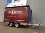 aanhangwagen met zeilen